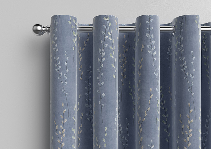 Willow Field, Indigo - Made to Measure Curtains - Image 12